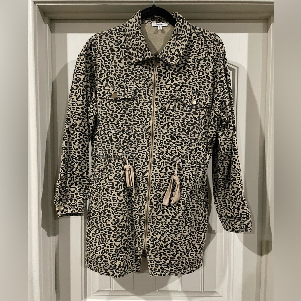 Jodifil leopard cargo jacket (Size Small)